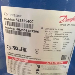 Compresor Scroll Danfoss Sz185s4cc 15Hp, Alimentación CA, Uso Industrial Estacionario - Product Image 1
