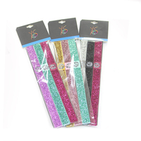Logotipo personalizado brillo elástico agarre diadema brillante Yoga deporte banda para el cabello accesorios para las mujeres y las niñas