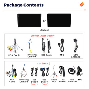 MEKEDE Vente chaude MS Le plus récent autoradio à écran Android QLED pour l'unité principale universelle de 9/10 pouces prend en charge la commande vocale 360 cam - Product Image 2