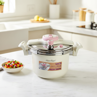 Cocotte à pression de haute qualité 3L 4L 5L 6L 7L pour gaz et induction, avec système de verrouillage facile