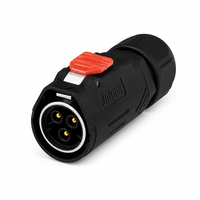 Connecteur étanche multipolaires MJ24 en PVC flexible, haute résistance au feu, pour camping-cars, caravanes et bateaux