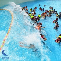 Installations de jeux d'eau Offre Spéciale Parc d'attractions Tsunami Wave Pool Water Park Wave Pool Machine