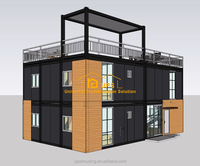 2026 UPS Nueva Tecnología Proyecto Rápido Construcción Contenedores Prefabricados Tipo Villa con Paneles Sándwich Planos de Casas Modernas Prefabricadas para Inmobiliarias