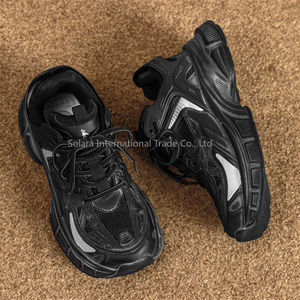 Fashion Sneakers Casual 2025 Custom Logo Sports Chunky Mesh <b>Shoes</b> <b>Women</b> Men Spring Running Fitness <b>Walking</b> Trainers - Product Image 4