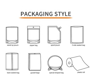 <span class=keywords><strong>Bolsas</strong></span> de Embalaje <span class=keywords><strong>Biodegradables</strong></span> de Papel <span class=keywords><strong>Kraft</strong></span> Reciclado con Lámina de Aluminio y Plástico para Té y Café Instantáneo en Polvo, Mini, Pequeñas, con Muesca de Apertura - Product Image 4
