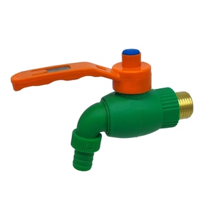 Robinets d'eau en PVC haute pression LINGJIE Finition lumineuse Tarauds de filetage de conduit de tuyau Diamètre 1/2 "Garantie 1 an - Product Image 3