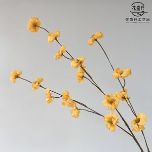 Artificial Frangipani <b>Flower</b> Single Branch <b>Silk</b> High Simulation Wedding Decoration Photography Prop - Product Image 3