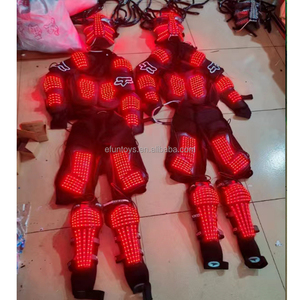 Quantité minimale de commande 1 PC usine OEM changement de couleur LED <span class=keywords><strong>Robot</strong></span> Costume scène <span class=keywords><strong>danseur</strong></span> LED prédateur fer soldat portant Cosplay costume pour discothèque - Product Image 2