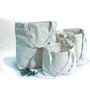 Bolsa de tela de algodón ecológica, bolsa de compras reutilizable, bolsa de compras con logo personalizado - Product Image 3