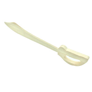 Lame en bois à la mode pour garçons, lame en bois inachevé, épée en bois de seau, décoration de bureau, 1 pièce - Product Image 3