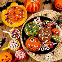 Bonbons en forme d'yeux comestibles, yeux sanglants, décorations pour gâteaux, décorations pour cupcakes d'Halloween, décorations pour biscuits, bonbons effrayants pour fêtes