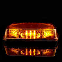 Barre lumineuse d'avertissement d'urgence LED personnalisée Senken, ambre et blanc, haute luminosité, mini barre lumineuse stroboscopique ambre