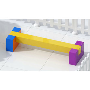 Set de Juegos Interior para Niños con Estructura de Escalada Colorida y Valla de Seguridad - Product Image 6