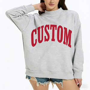 Logo personalizzato da <span class=keywords><strong>donna</strong></span> snuggie Sherpa <span class=keywords><strong>in</strong></span> <span class=keywords><strong>pile</strong></span> di cotone Unisex Mockneck oversize Sherpa felpa maglione con collo finto per le donne - Product Image 3