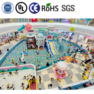 สนามเด็กเล่นในร่มแบบนุ่มสั่งทำพิเศษพร้อมบ่อบอลใสและหน้าต่างใส ได้รับการรับรองมาตรฐาน TUV - Product Image 3