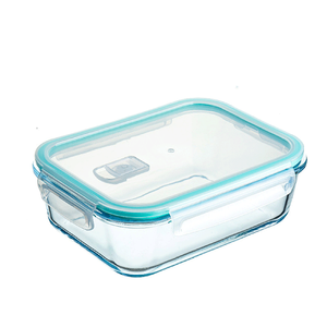 Oven Safe <strong>Snap</strong> Locking Lid Glass Food Containers Classic Design Manufacturer's Takeaway Secure Lock for <strong>Kitchen</strong> Food Storage - Product Image 2