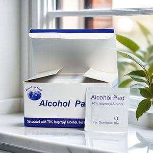Hisopo de <span class=keywords><strong>alcohol</strong></span> médico no tejido estéril 70% toallitas de teléfono de isopropilo almohadilla de preparación de <span class=keywords><strong>alcohol</strong></span> - Product Image 2