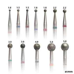 Aproms Diamant Nail Boor Bits 12 Soorten Scherpe Ronde Bal Nagels Frees Cuticula Callus Tool Elektrische Manicure E Vijl