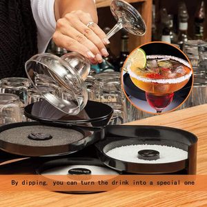 Recipiente de Plástico Reutilizable de 3 Niveles para Bordear Vasos, Herramienta para Bartender, Caja de Sal para Margaritas y Cócteles, Contenedor de Especias, Accesorio para <span class=keywords><strong>Bar</strong></span> - Product Image 4