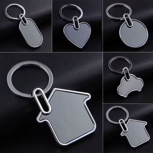 Sy78 Factory Custom Logo Sublimation Blank Metal <b>Key</b> Chains Laser Logo <b>Key</b> Chain Alloy Black <b>Engraving</b> Keychain <b>Key</b> <b>Ring</b> Logo - Product Image 4