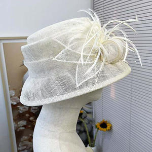 Chapeaux de cérémonie, chapeaux de fête du thé, chapeaux Kentucky Derby, fascinateurs, chapeaux <span class=keywords><strong>courts</strong></span> en sinamay <span class=keywords><strong>pour</strong></span> femme - Product Image 5