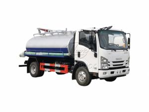 Isuzu 4X2 Small 5m3 6000 Liters Septic Tank Truck for Sale Vacuum Feces <b>Suction</b> Truck. - Product Image 1