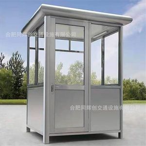 Poste de Garde en Structure Acier Design Moderne pour Utilisation Extérieure Résistance au Vent 121+mph - Product Image 4
