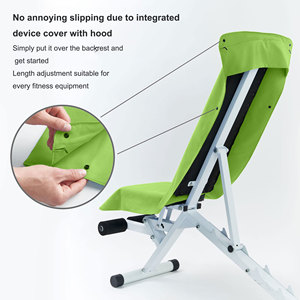 Toalla de Gimnasio Personalizada Grande de Microfibra Sublimada con Bolsillo - Product Image 1