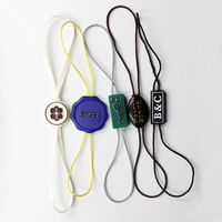 Étiquettes de sécurité à cordon, étiquettes suspendues en relief, étiquettes en PE, vêtements, chaussures, sacs, valises, accessoires, couleur personnalisée, logo de marque, plastique
