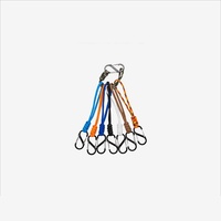 Porte-clés en cordon de parapluie, crochet pour sac à dos, cordon anti-perte, crochet de poignet, clip multifonctionnel pour le camping en plein air