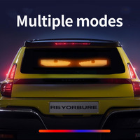 Lumière LED USB Demon Eye pour rétroviseur de voiture, clignotement dynamique, lampe œil maléfique, accessoires d'éclairage décoratifs pour voiture