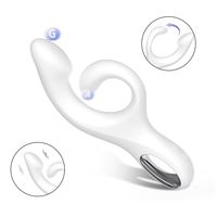 Vibrateur Lapin Flexible OEM ODM Prix Usine Double Moteur Stimulateur Clitoridien Point G 9 Fréquences Jouet Sexuel en Silicone