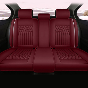 Fundas de Asiento de Coche Universales de Cuero Impermeable, Estilo Ejecutivo, con Funda para Volante, Protección Interior del Vehículo, Gran Venta - Product Image 2