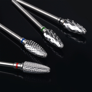 Yaqin Professional Large Cone <strong>Bits</strong> Silver Coating Efficient Gel Removal New Style Carbide Nail Drill <strong>Bits</strong> Wholesale - Product Image 1