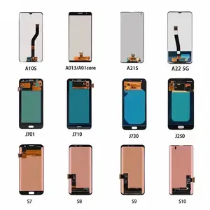 Samsung not 8 ekran için fabrika sıcak satış ekran Lcd ekran A01 Samsung Galaxy S7 S8 S9 S10 S20 S21 5G kenar artı Pro Lcd HN