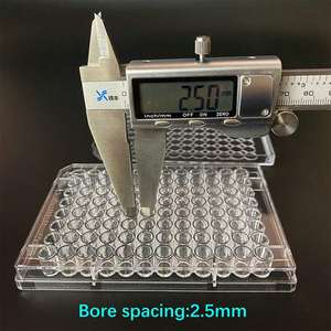 광학적으로 투명한 폴리스티렌으로 만들어진 뚜껑이있는 개별 포장 96 웰스 조직 배양 마이크로 플레이트 - Product Image 3
