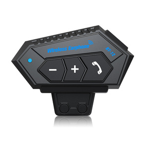 BT-12 500mAh không thấm nước xe máy Mũ bảo hiểm cho Bluetooth <span class=keywords><strong>Intercom</strong></span> Tai nghe cao cấp phụ kiện cho xe máy - Product Image 1