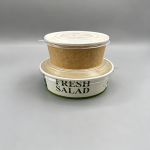 Disposable PE Laminated <b>Paper</b> <b>Bowl</b> Oil Proof Custom Logo Print Bulk Order Free Sample for Food Takeaway Packaging - Product Image 1