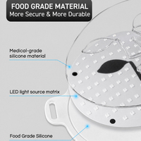 Masque LED pour thérapie par lumière rouge - Fabricant sur mesure de contrôleur filaire infrarouge en silicone