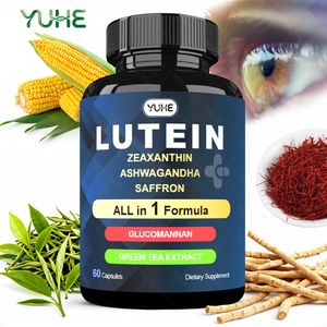 Suplemento Alimenticio de Antocianinas y Luteína de Arándanos para el Cuidado de los Ojos, Cápsulas de Luteína con Ashwagandha y Azafrán - Product Image 2