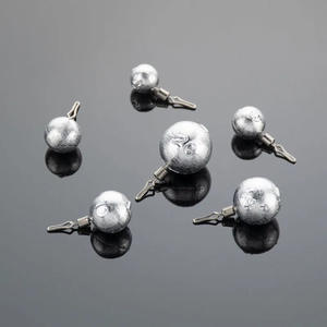 Plomos de pesca Drop Shot, 6 unidades, duraderos, sin plomo, para pesca de lubina en río, cebo, anzuelo y aparejos. - Product Image 1