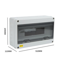 Boîtier de distribution électrique étanche IP65 en ABS PC HT-24 voies, 63A, pour alimentation MCB, instruments électroniques, extérieur