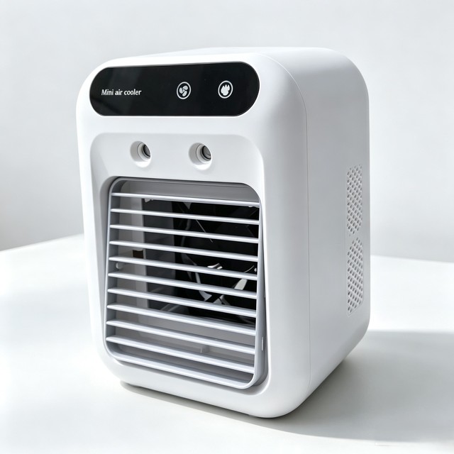 Portable air Cooler Fan Mini Household air Cooler Fan Office Humidifying Spray Desk Fan Portable air Cooler air Coolers for Home