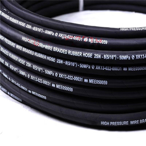 Tuyau hydraulique flexible renforcé à deux couches de 22 mm en caoutchouc pour la vente en gros - Product Image 4