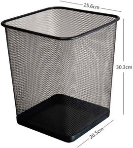 ถังขยะทรงสี่เหลี่ยมเคลือบผงโลหะ - Product Image 2