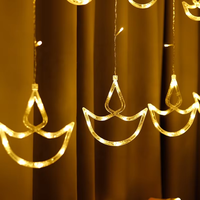 Guirlandes lumineuses LED suspendues en forme de bateau pour l'extérieur, Diwali et Noël, avec indice de protection IP44, blanc chaud, rechargeables et à intensité variable, vente en gros