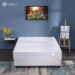 12 inch memory foam high density foam euro top cheap bonnel spring mattress continuous spring mattress