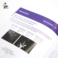 Brochure personnalisée en papier kraft pour profil d'entreprise, impression à piqûre à cheval, couleur intégrale, livre d'introduction d'entreprise