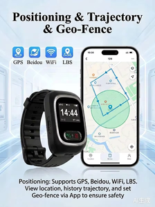HW02 Braccialetto Intelligente 4G LTE per Anziani con Pulsante SOS di Emergenza, Impermeabile IP68, Monitoraggio Frequenza Cardiaca e Ossigeno nel Sangue, Localizzatore per Anziani - Product Image 2