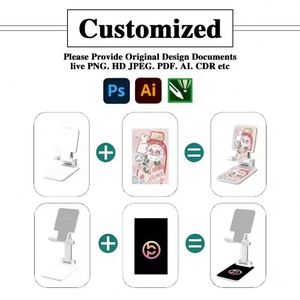 Promotion Business Gifts Custom Logo Printed Travel Stand Cell Desktop Mobile Phone Holder - Product Image 3